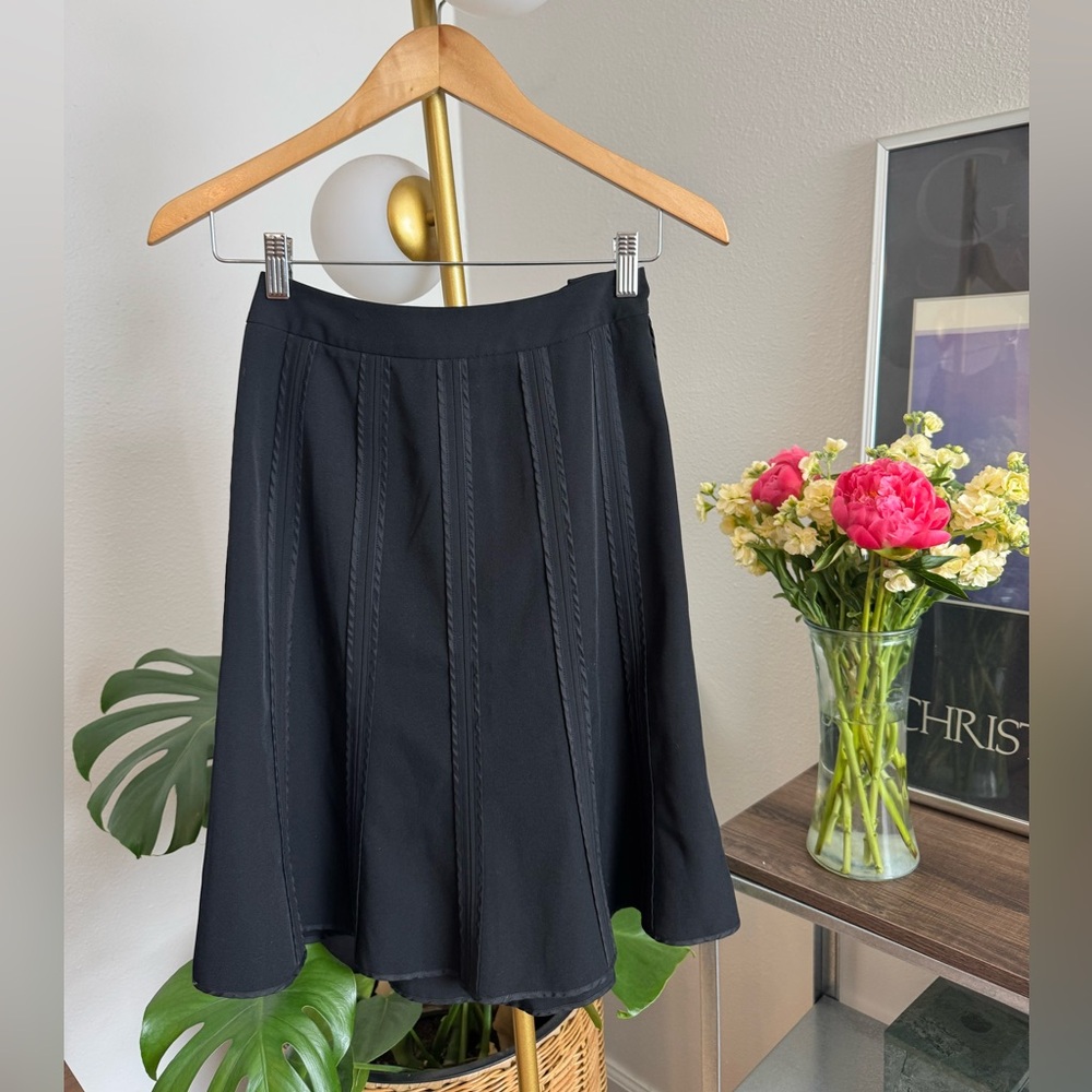 Women's Black A-Line Skirt